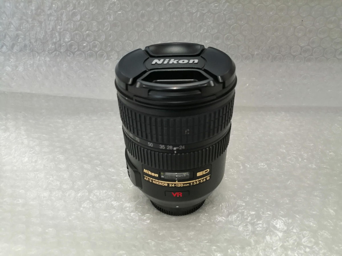 NIKON AF-S NIKKOR 24-120MM F4G ED VR 5x Standard Zoom Lens Used