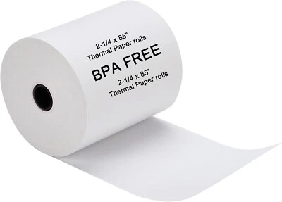 GOLDBRUSH 50 Rolls 2-1/4 x85 Thermal Cash Register Credit Card Receipt Paper