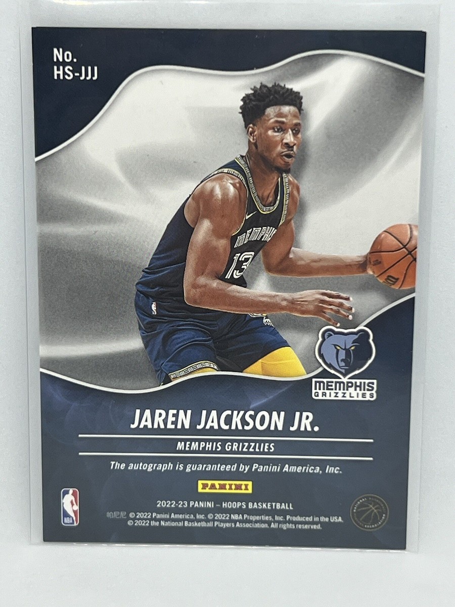 JAREN JACKSON JR. 2022-23 HOOPS HOT SIGNATURES MEMPHIS GRIZZLIES