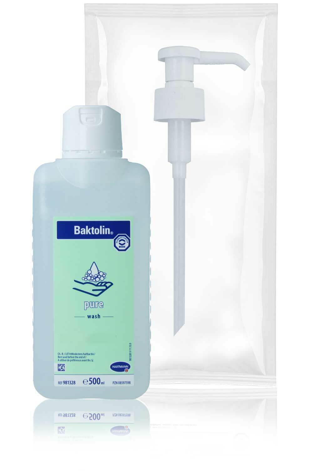 500ml Baktolin pure parfüm- und farbstoffreie Waschlotion mit Dosierpumpe