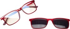 New! Wavebalance - BlueDuo, Cruise, Blue Light Reducing Glasses Crimson Tide Red