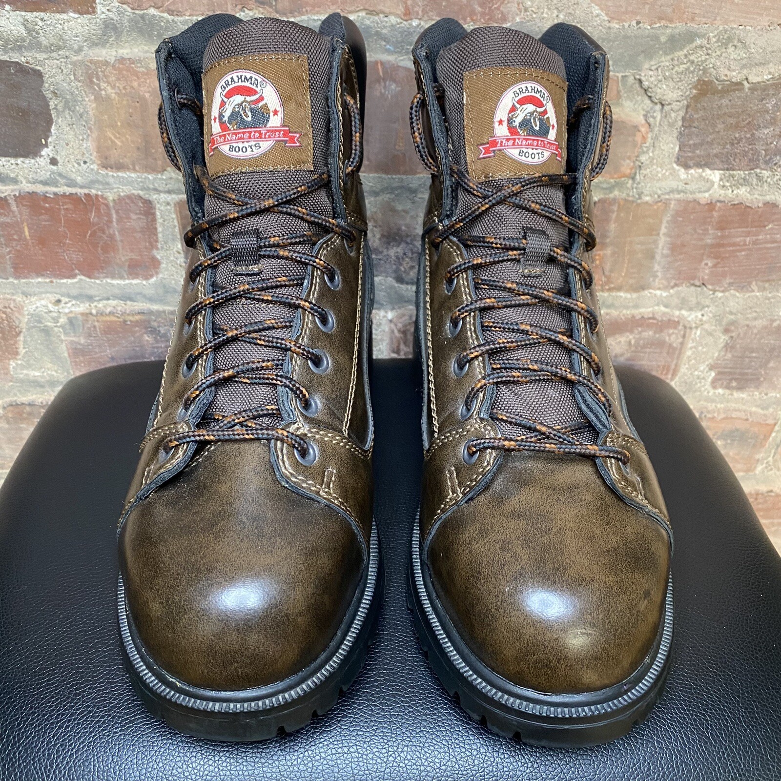 Brahma Rambler Safety Toe Work Boots Men's Size 9 Sho… Gem