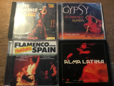 Flamenco [4 CD Alben] Gypsy Rumba Spain Camargue Narvalo Alma Latina Spanien