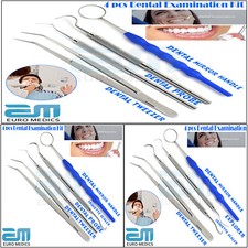 Dental Examination Kit Hygienist Instruments Tooth Care Tool Mirror Handle Probe