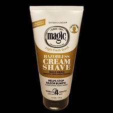 SoftSheen-Carson MAGIC RAZORLESS CREAM SHAVE Bald Head Maintenance FRESH SCENT