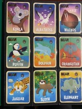 Bear Fruit Snack Animal Cards - Complete Your Set!