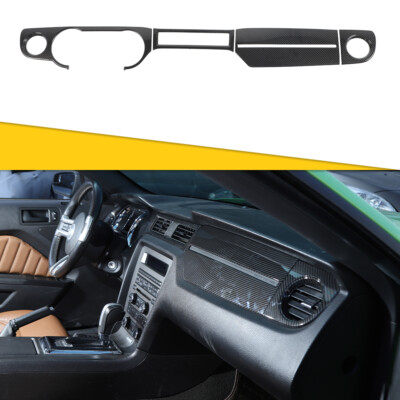 Center Console Dashboard Panel Rahmen Abdeckung Für Ford Mustang 2010-14 Carbon