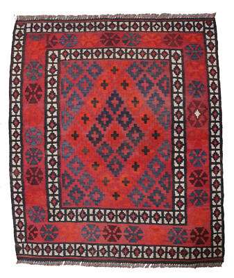 113x96 cm orient Teppich Afghan Nomaden kelim Teppich kilim rug carpet No: 143