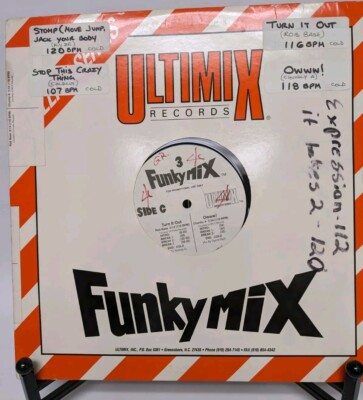 ULTIMIX FUNKY MIX 3 SIDE C & D Vinyl Record Hip Hop Club Music Various Artists 