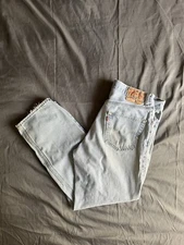 Levis 550 Jeans Mens Size 36x32 Medium Wash Straight Fit Denim Blue