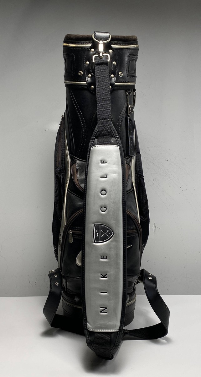 Nike Staff Bag Black 5-Way Divide Single Strap Golf Bag 8.5