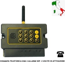 CHIAMATA TELEFONICA GSM APRICANCELLO 2 CANALI 2 ATTIVAZIONI CONFERMATE ASCOLTO A