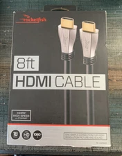 Rocketfish 8 Ft  HDMI Cable 4K Ultra HD Compatible new