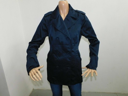Giubbino primaverile Gas donna Taglia 46 jacket Giubbotto Trench Giacca Blu  Logo | eBay
