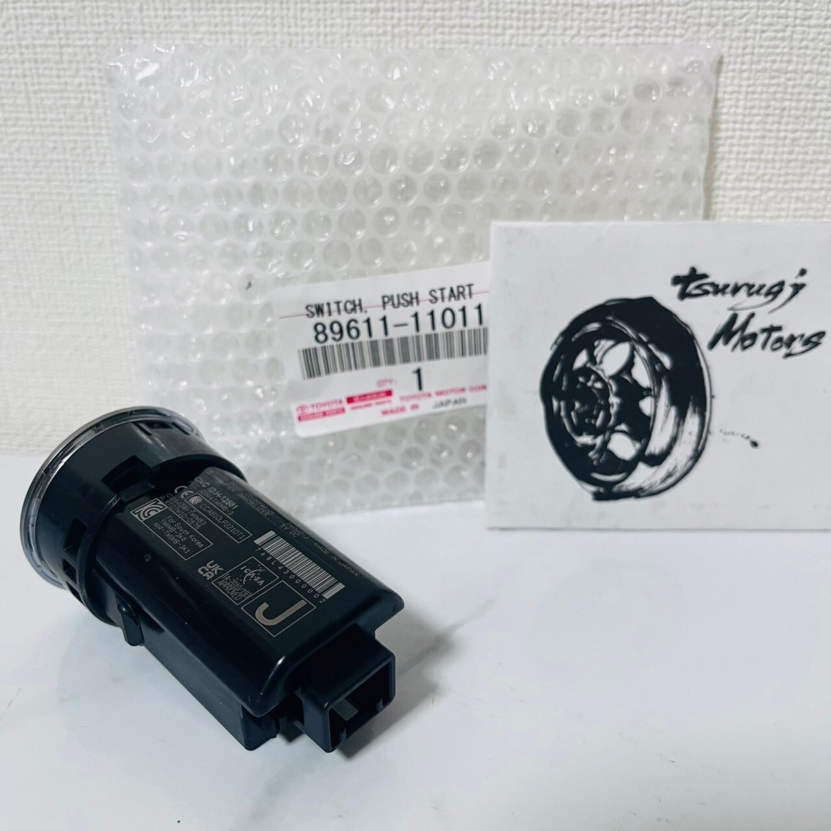 アクセサリー 2501052012 プッシュスタートスイッチ レクサス LC500 89611-11012 （旧品番