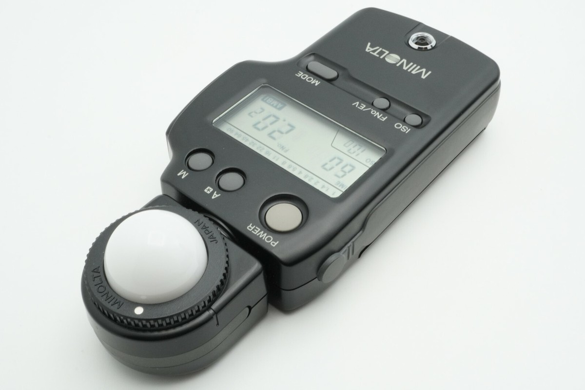 N.MINT】 MINOLTA Auto Meter IV F Flash Light Meter w/ Case