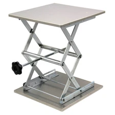 HFS(R) Plate 12x12"Overall Height 15" Lab Jack Scissor Stand Platform 25KG/55lbs