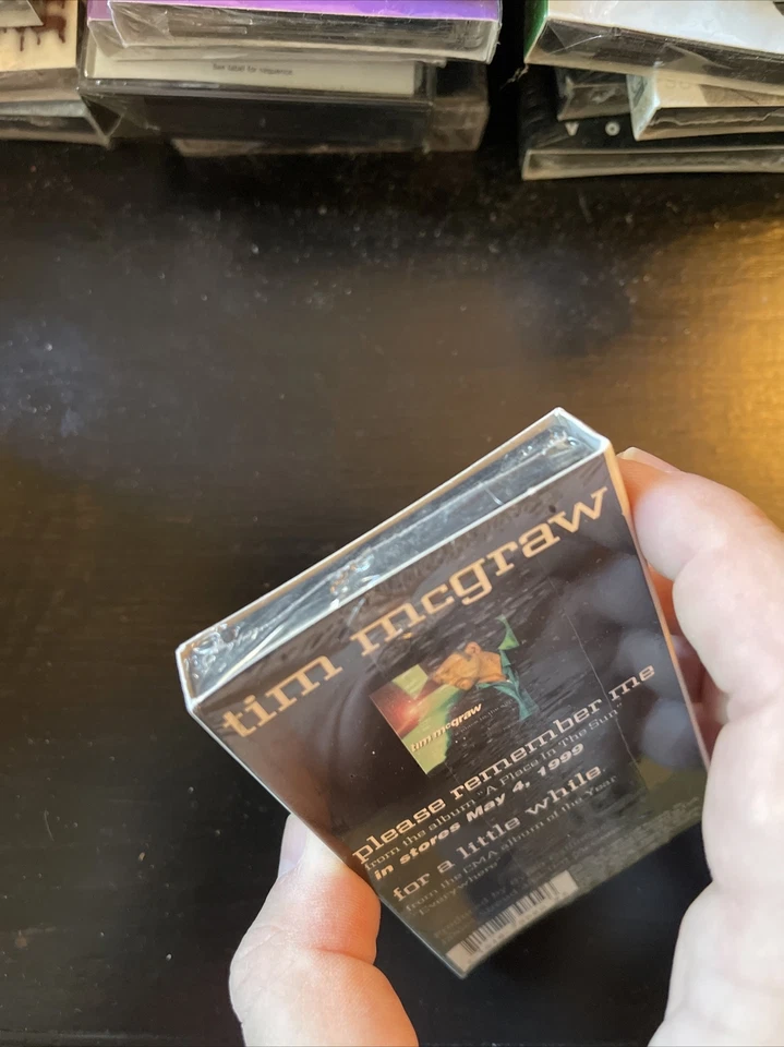 Sealed Tim McGraw Please Remember Me Cassette Single 1999 - Image 4 of 4