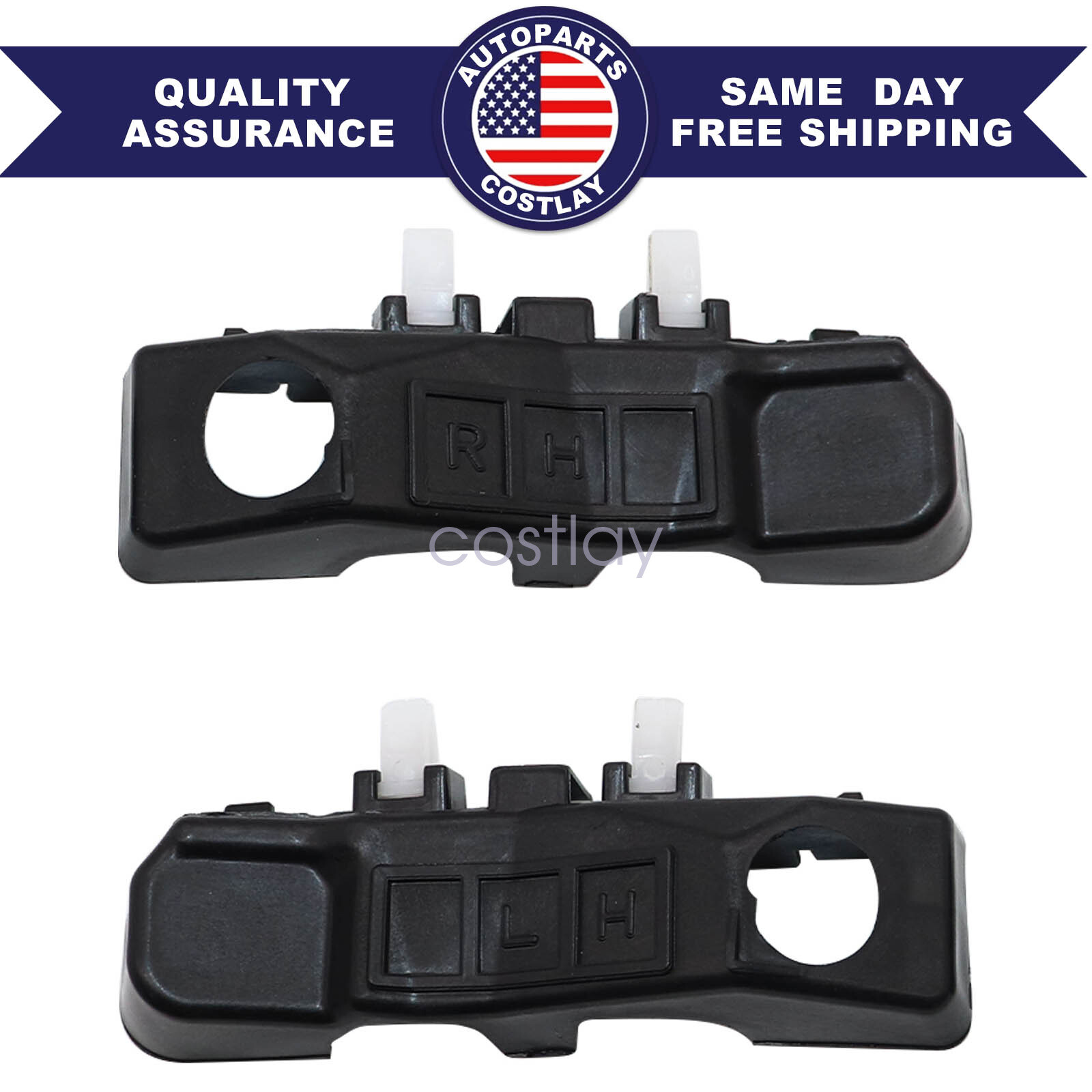 1pair Front Left&Right Side Bumper Bracket fits for Hyundai Veloster