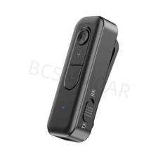  Wireless Bluetooth Transmitter Receiver 3.5mm Jack Audio AUX Adapter For Car TV
