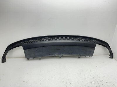 2016 2017 2018 Audi S7 A7 S-Line Rear Bumper Lower Valance Diffuser Black OEM