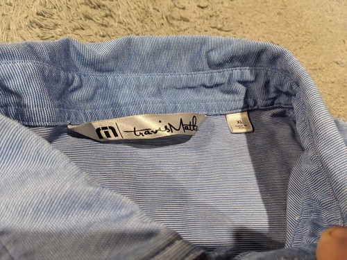 Travis Mathew Polo Shirt Mens XL Golf Pima Cotton Blend Active Performance - Picture 2 of 8