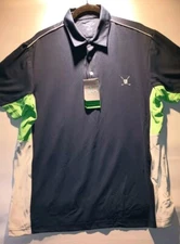 Chaps Golf Polo Shirt Blue Depths CM12PL703 Large