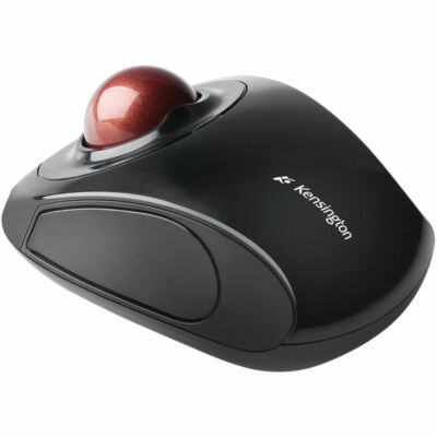 Kensington Ambidextrous Orbit RF Wireless Mobile Trackball Maus - Schwarz