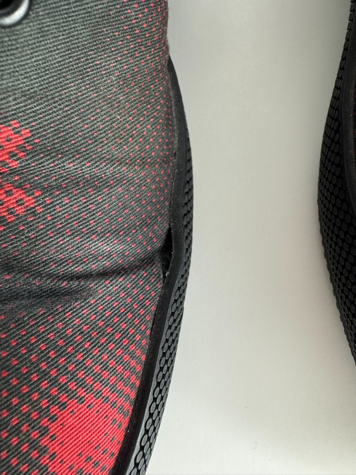 Prada Black and Red Bunny Canvas Sneakers Trainers size uk 8.5 US 9.5 Rare thumbnail 3