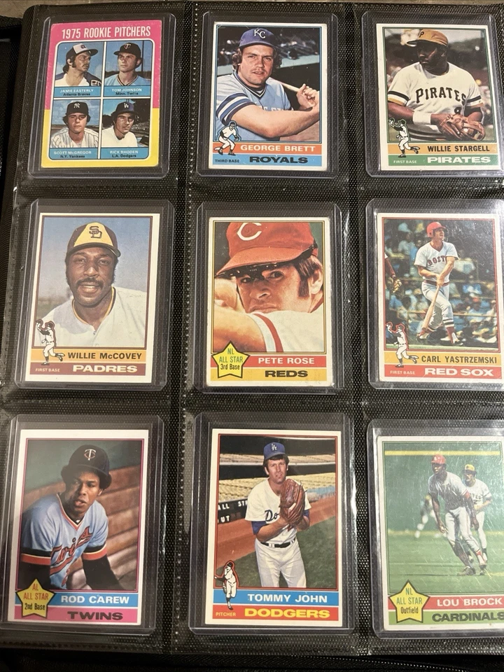 🔥⚾️1970's Vintage Baseball 200X Card LOT Collection Binder HOF Rose, Ryan⚾️🔥 - Image 4 of 4