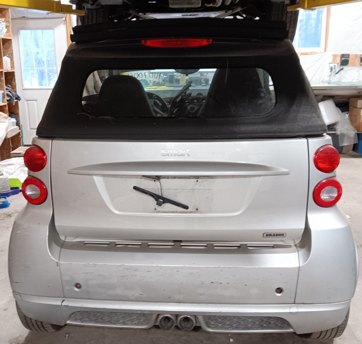 SMART FORTWO 2009 BRABUS REAR TAIL LIFTGATE TRIM A 451 750 00 09 A 451 757 00 05