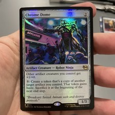 Chrome Dome (FOIL) MTG TMNT Near Mint +Bonus FREE SHIPPING!