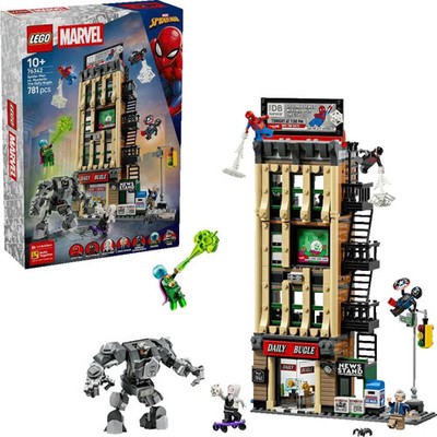 LEGO Super Heroes 76342 Spider-Man vs. Mysterio: Daily Bugle Klemmbausteine