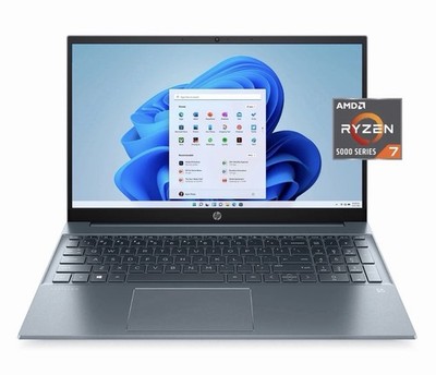 HP Pavilion 15-eh1070wm 15.6'' (512GB SSD, Ryzen 7 5700U, 1.8 GHz, 8GB RAM)...