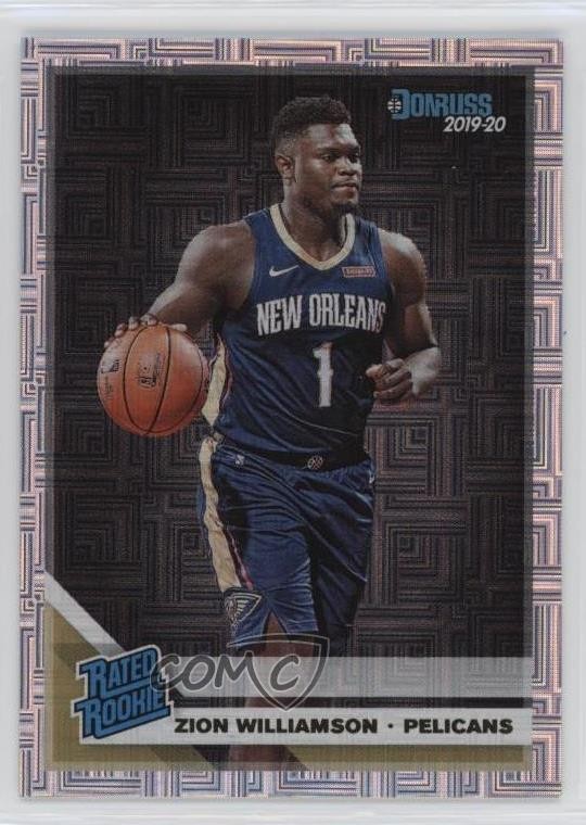 2019-20 Panini Donruss Rated Rookie Infinite Zion Williamson #201 Rookie RC 7iu