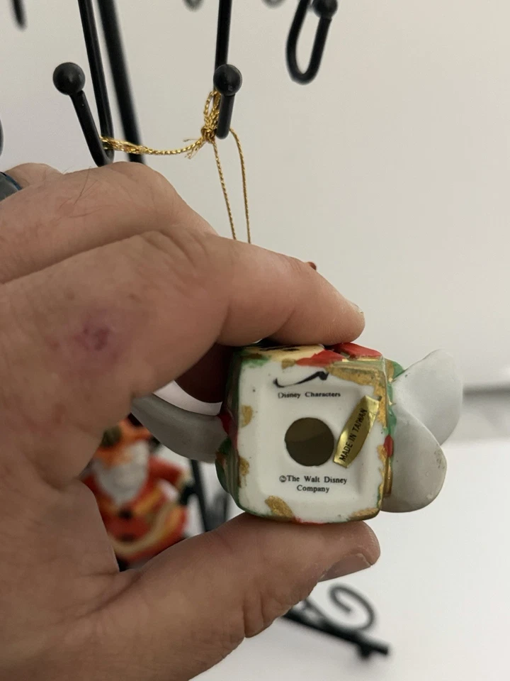 Винтажное рождественское украшение 1989 Walt Disney Dumbo Merry Christmas 1989 редкое - Изображение 4 из 4