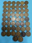1938-S Lincoln Cents/Wheat Roll of 50 Circulated F-VF. Private Collection 50+Yrs