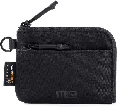 1tg geldbörse klein 500d cordura reißverschluss schwarz
