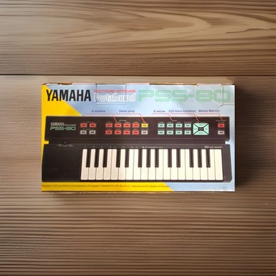 Br1 Yamaha PortaSound Pss-80 32 Mini Key Keyboard Digital