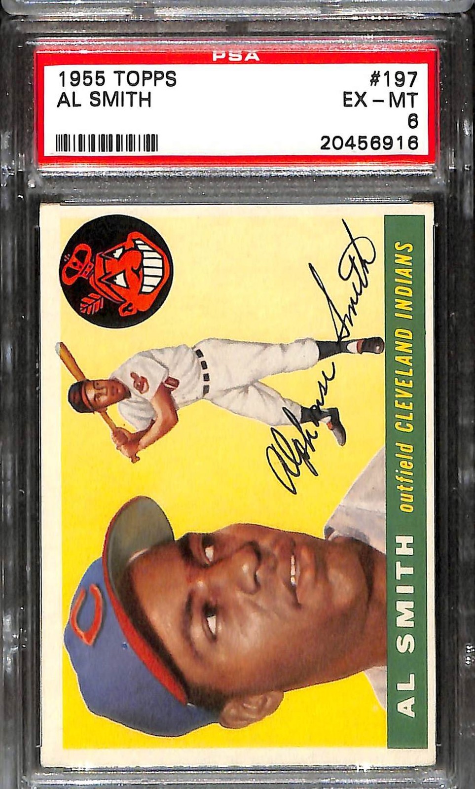 1955 TOPPS #197 AL SMITH PSA 6 EX-MT 20456916