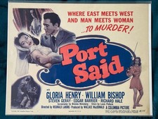 Port Said 1948 original lobby card Gloria Henry, William Bishop Steven Geray