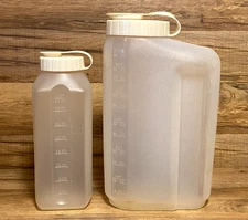 RUBBERMAID SERVIN SAVER PITCHER - 2.75 Qt Drink Container & 1 Qt Container #0459