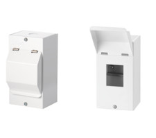 Empty Enclosure IP Rating: IP40 Number of Module: 2 – Code: EMCU2-A