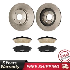 Front Brake Kit For Nissan Altima 2002-2004 05-06 2.5L Ceramic Pads 4PR1200544
