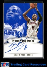 2013-14 Panini Preferred #563 Shelvin Mack Blue #/49 Auto