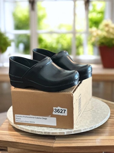 Dansko 149 $ Professional Cabrio Clogs schwarz Leder Damengröße 39 EU/8,5-9 U - Bild 5 von 14