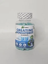 Creatine Monohydrate Gummies 5000Mg for Men & Women, 90ct Blueberry (Noavii)
