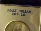 CAMP DAVID PEACE SUMMIT 1978 COUNTERSTAMPED ON BU 1923 DOLLAR