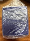NEW 3 Tupperware 670 Square  Sandwich Keeper & MICROWAVE Divided & Clear Blue — photo 3