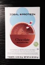 Ideal Protein Chocolate Smoothie Mix 1 Box 7 Servings BB 12/27 FREE SHIP